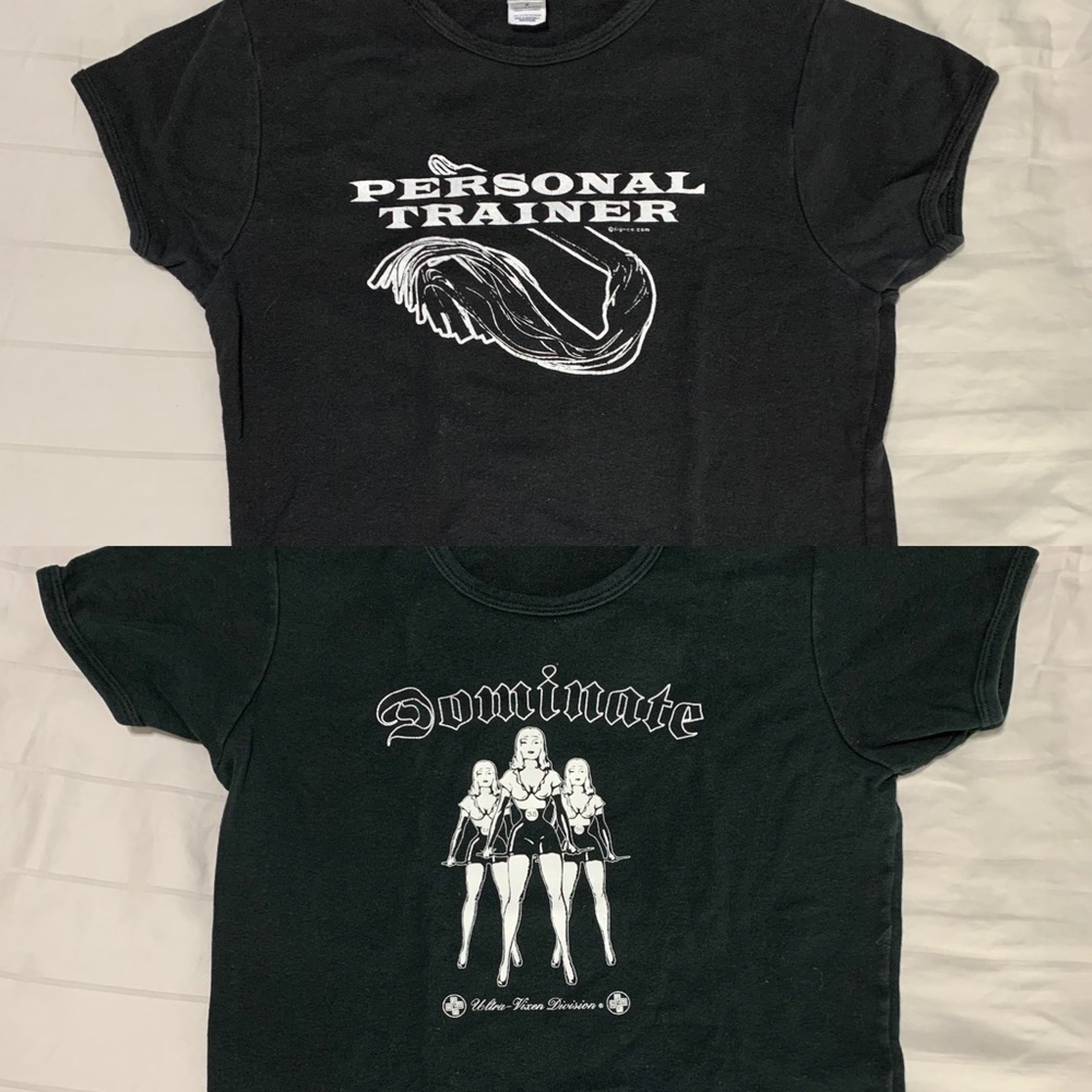 Lot of two domination Tshirts